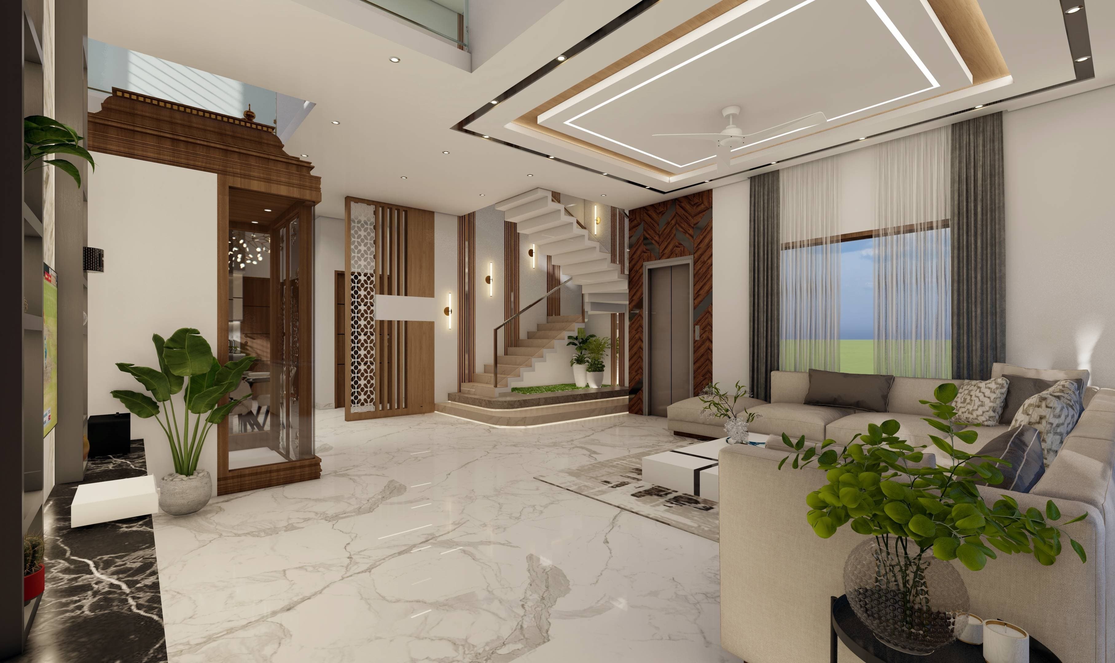 Living Area interior design photo 09